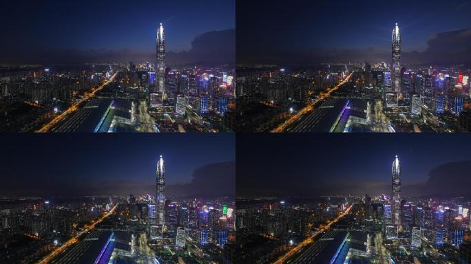 深圳平安大厦夜景