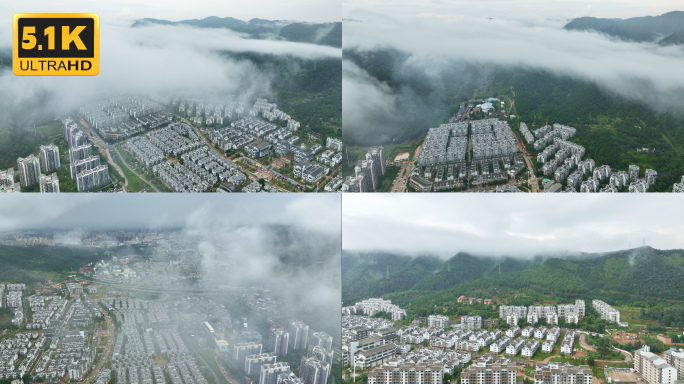 【5K】昆明北市区茨坝玉器城住宅区航拍