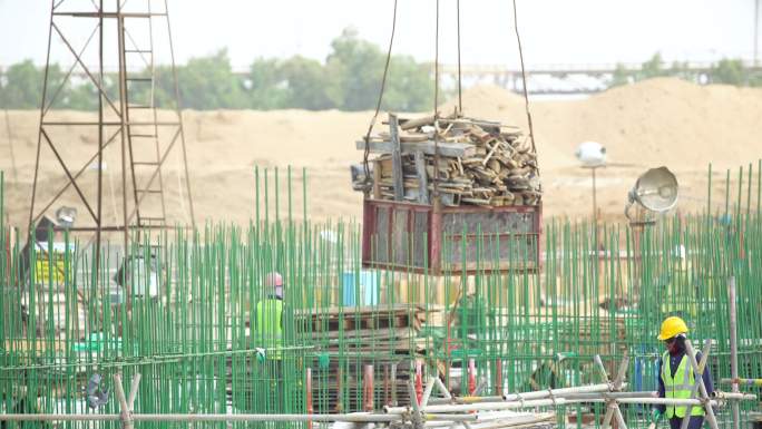 建筑工地 工程建设 基础建设 一带一路