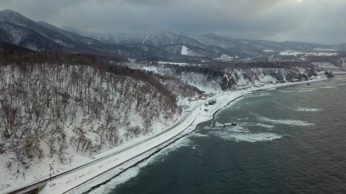 原创 日本北海道知床半岛海岸线公路风光