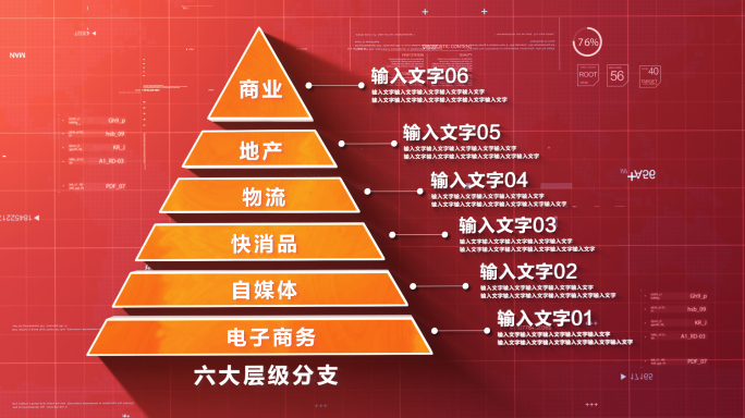 【无插件2-6层】红色金字塔架构