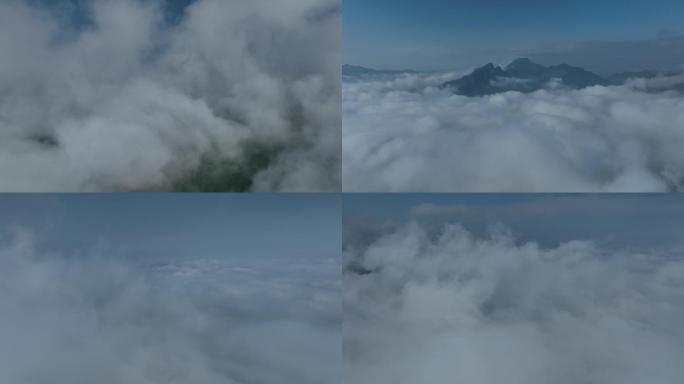 飞行员天空飞行视角穿云