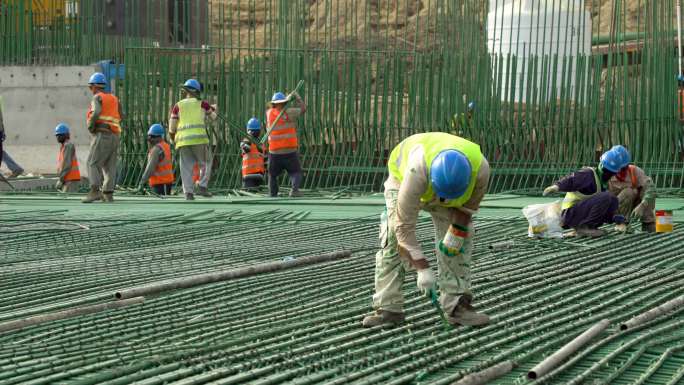 建筑工地 工程建设 基础建设 一带一路