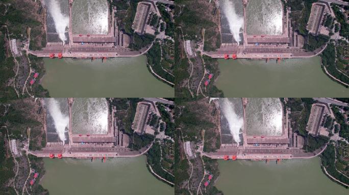 4k原创大型水利枢纽工程万里黄河第一坝A