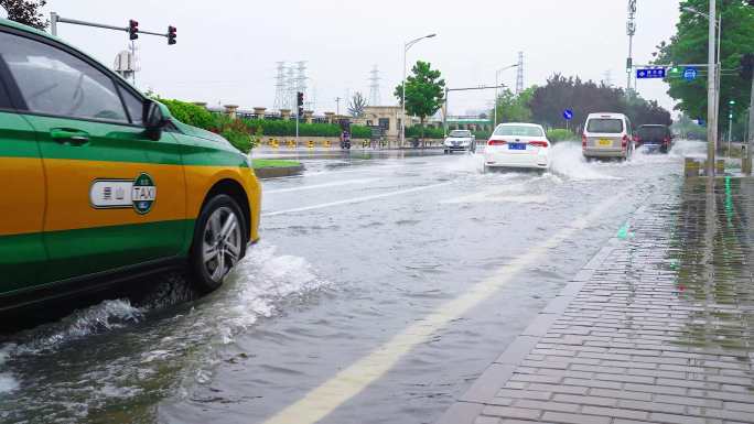 北京城市积水路段