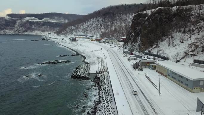 原创 日本北海道知床半岛海岸线公路风光