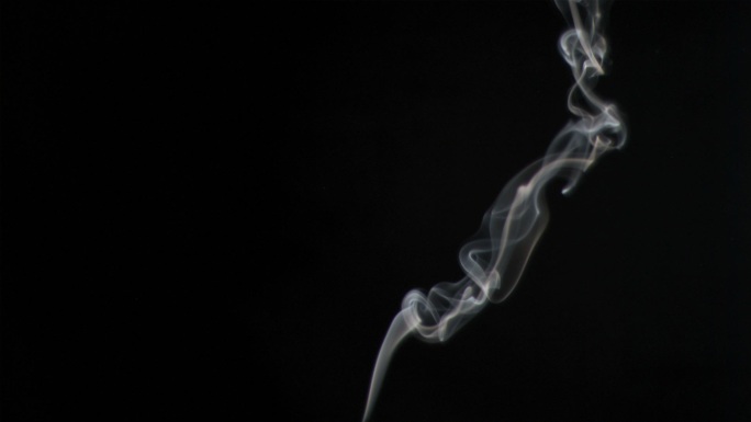 烟雾流动动画特效熏香香烟升格