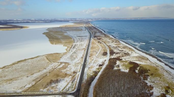 原创 日本北海道知床网走海岸线公路航拍