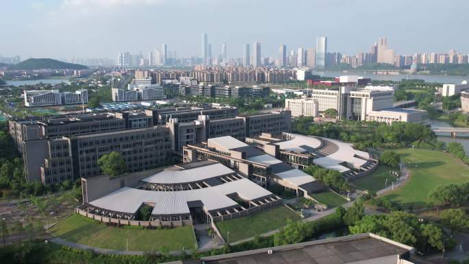 4k航拍中南大学新校区航拍大景