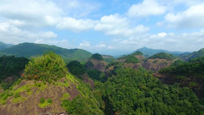 山峦 秀色山峰 绿色 山 山群  峻岭