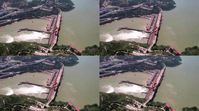 4k原创大型水利枢纽工程万里黄河第一坝A