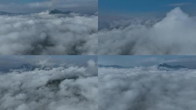 飞行员视角起飞降落穿云