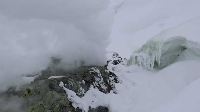 原创 日本北海道旭岳火山地质硫磺喷发