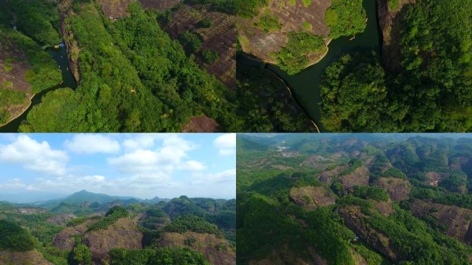 山峦 秀色山峰 绿色 山 山群  峻岭