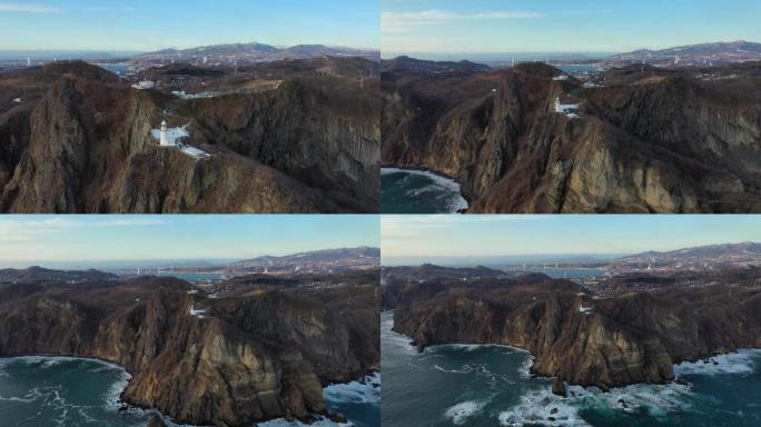 原创 日本北海道室兰地球岬悬崖灯塔海岸线