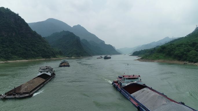 4K广西大藤峡黔江流域航拍