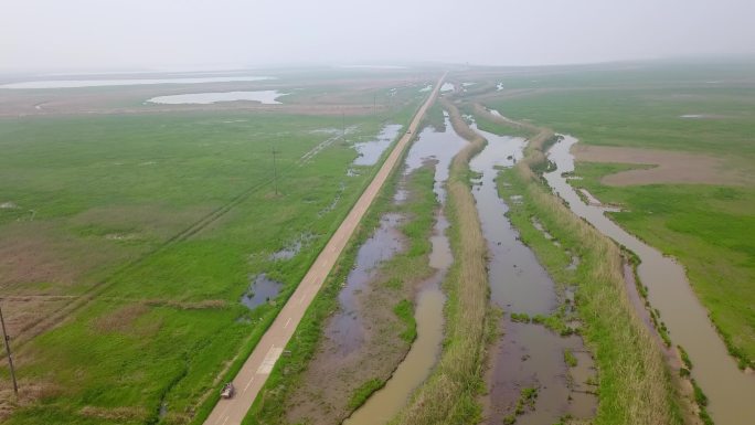 原创 江西南昌鄱阳湖南矶乡湿地自然风光