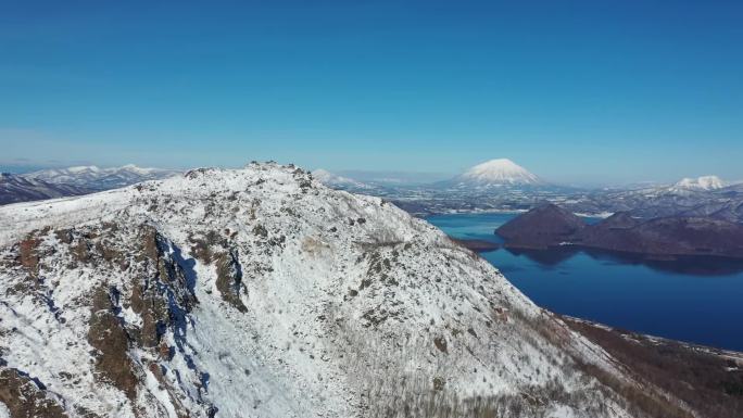 原创 日本北海道有珠山火山自然风光