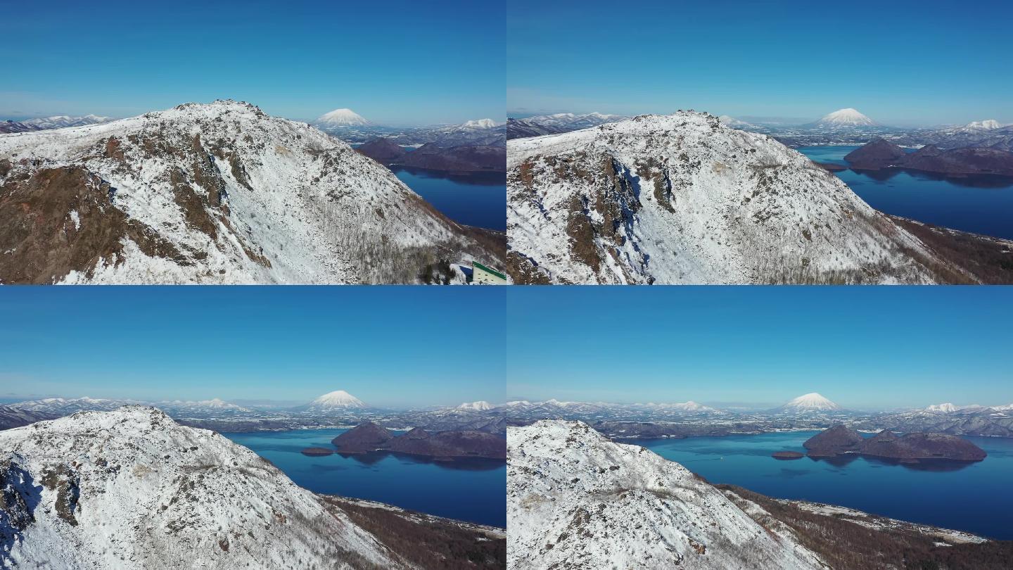 原创 日本北海道有珠山火山自然风光