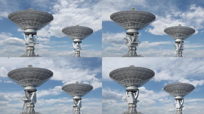雷达站射电望远镜地面探测站视频素材