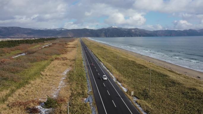 原创 日本北海道海滨公路自然风光航拍