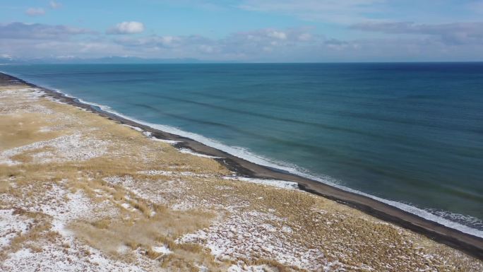 原创 日本北海道大海海岸线自然风光航拍