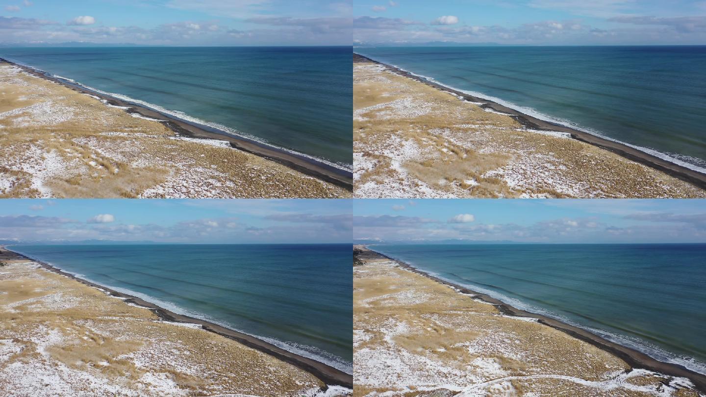 原创 日本北海道大海海岸线自然风光航拍