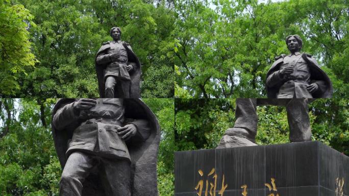 西安革命公园革命先烈谢子长雕像1