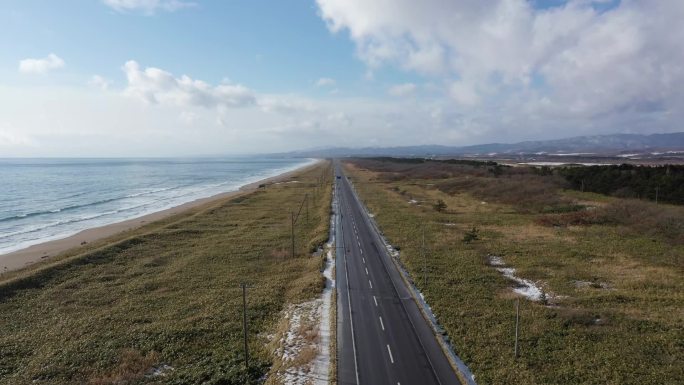 原创 日本北海道海滨公路自然风光航拍