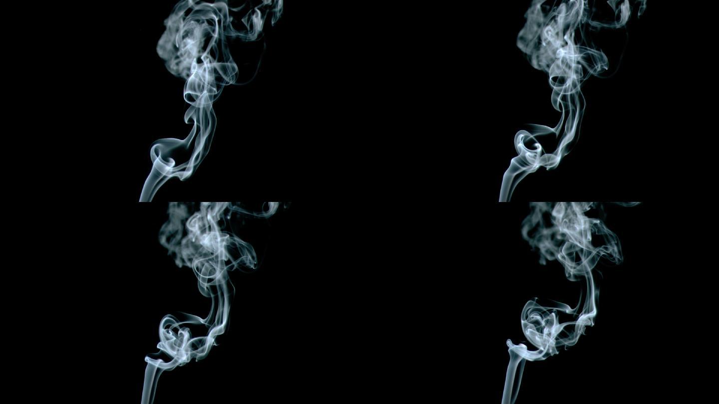 烟雾流动动画特效升格变化禅香