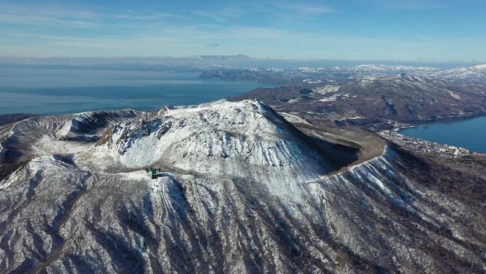 原创 日本北海道有珠山火山自然风光