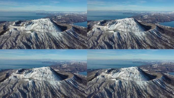 原创 日本北海道有珠山火山自然风光