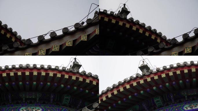 中国中式古建筑雕花门窗