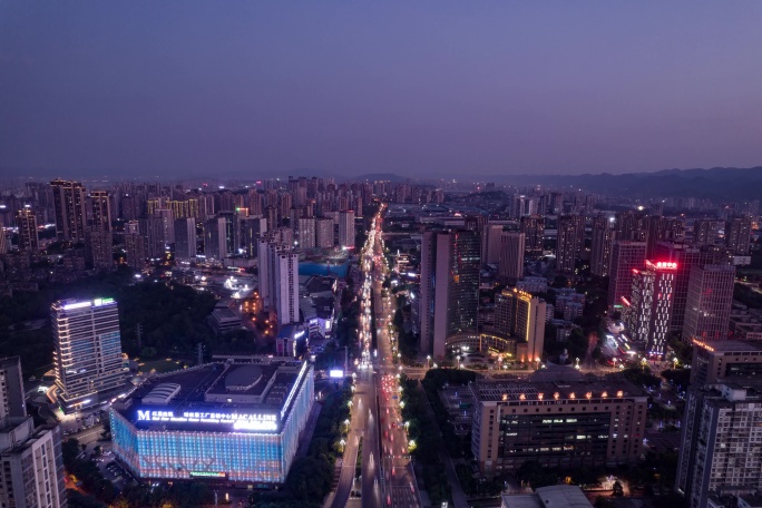 重庆九龙坡区夜景延时