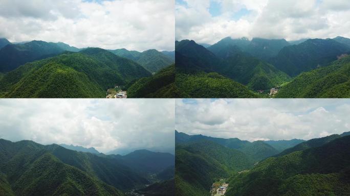 秦岭  山 航拍 大自然 生态
