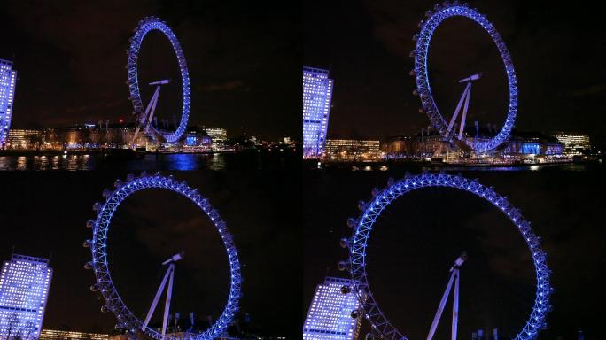 英国伦敦眼英国伦敦眼英国夜景伦敦眼