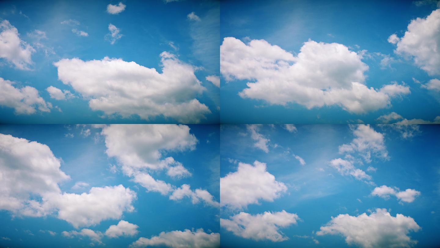 升格拍摄蓝天白云