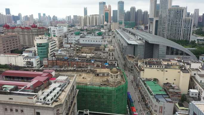 天津和平路商业区商业步行街城市航拍宣传片