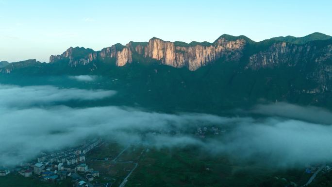 湖北恩施大峡谷云海日出