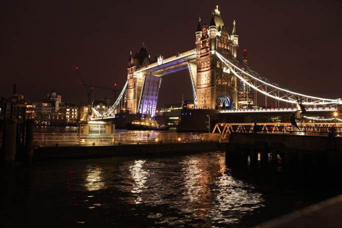 伦敦桥夜景伦敦桥夜景
