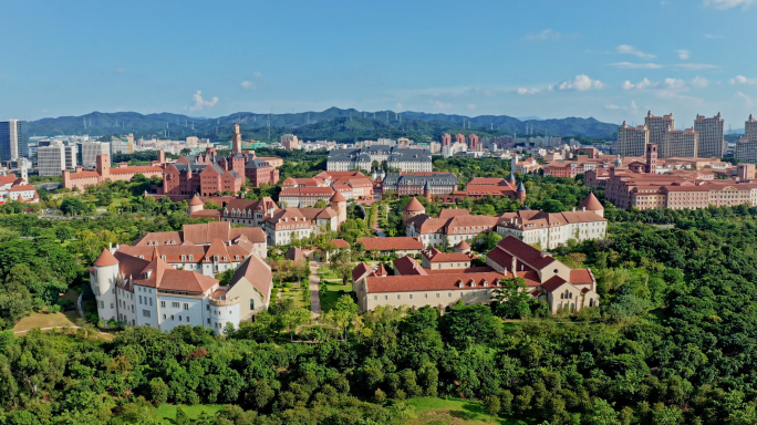 【正版素材】东莞松山湖4K航拍合集3