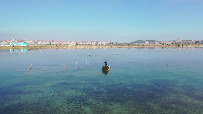 原创 福建莆田秀屿区大海渔船航拍