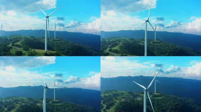 4K新能源风力发电航拍