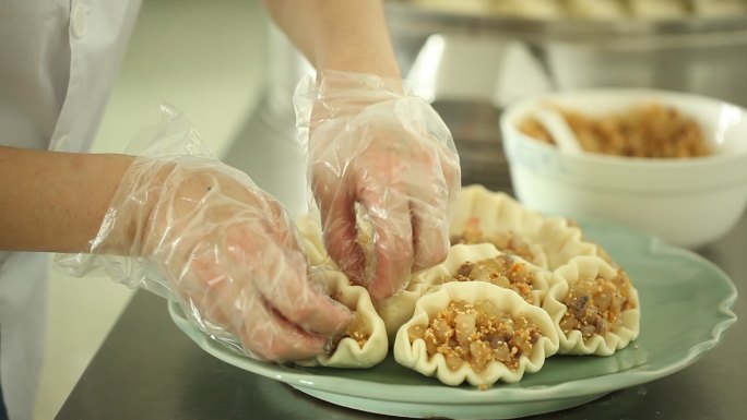 东山荷花包 山东特产 荷花包 大饺子