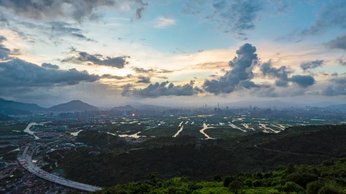 延时素材 温州 浙南天空