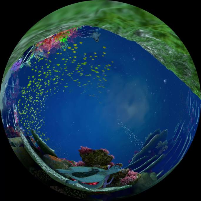 深海海底 球幕VR