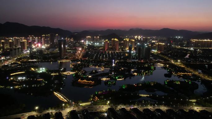 台州温岭九龙湖夜景DJI_0082