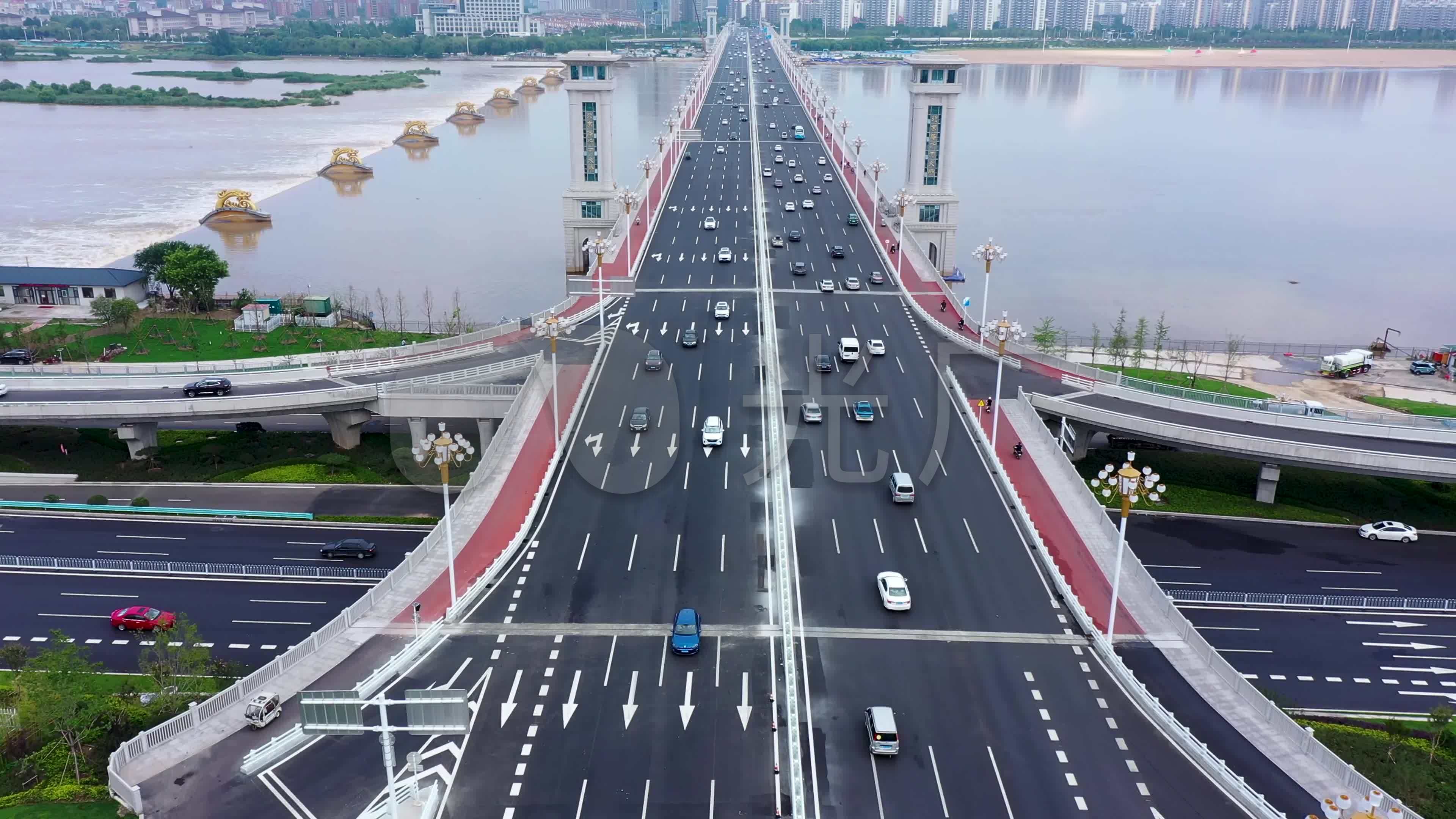 4K航拍临沂市城市风景——沂河大桥风景_3840X2160_高清视频素材下载(编号:8496886)_实拍视频_光厂(VJ师网) www ...