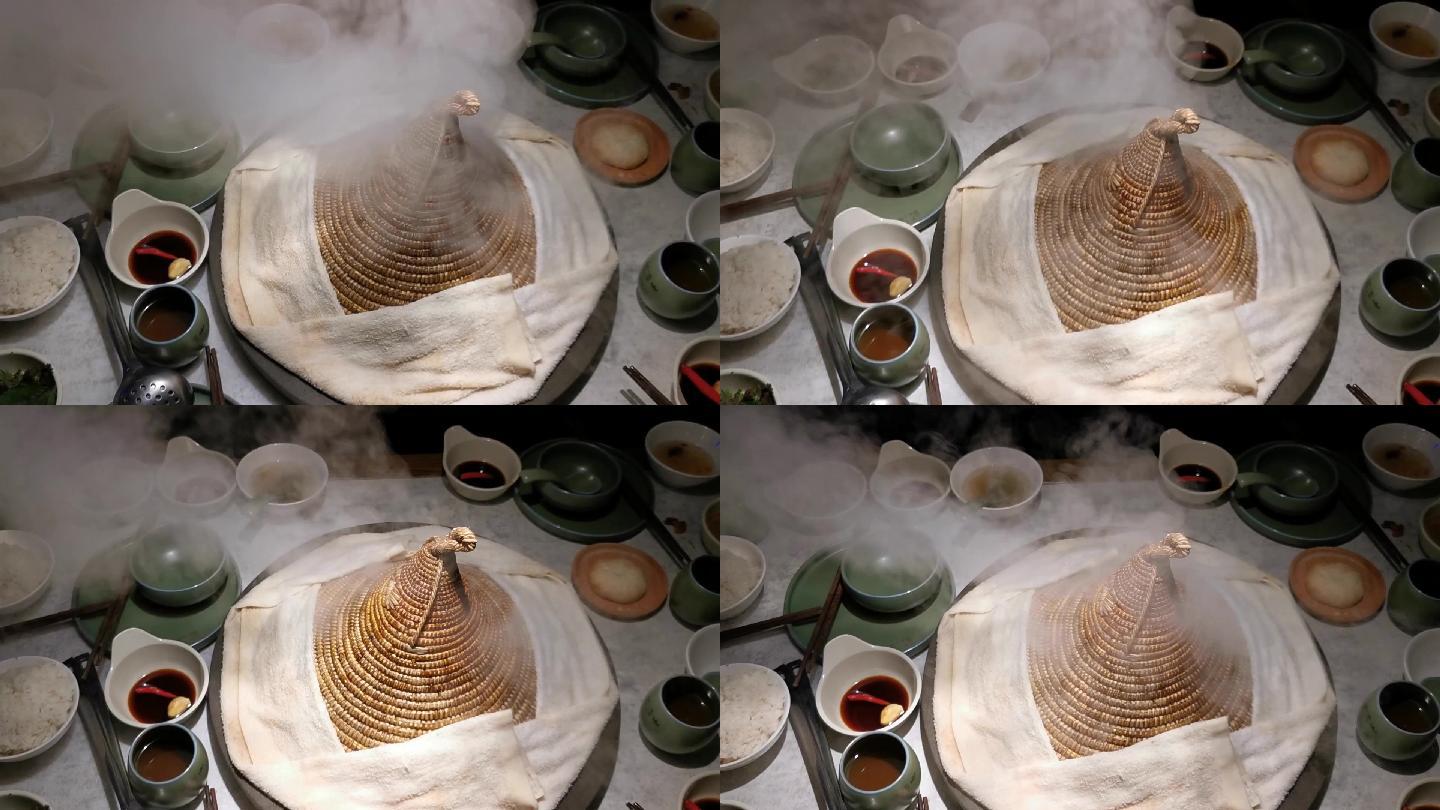 美食-汽锅鱼清蒸蒸笼烹饪方式