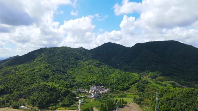 宁波江北区山区农村郊区4K航拍